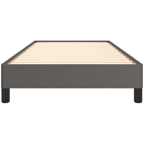  Okvir za krevet sivi 80 x 200 cm od umjetne kože Slike