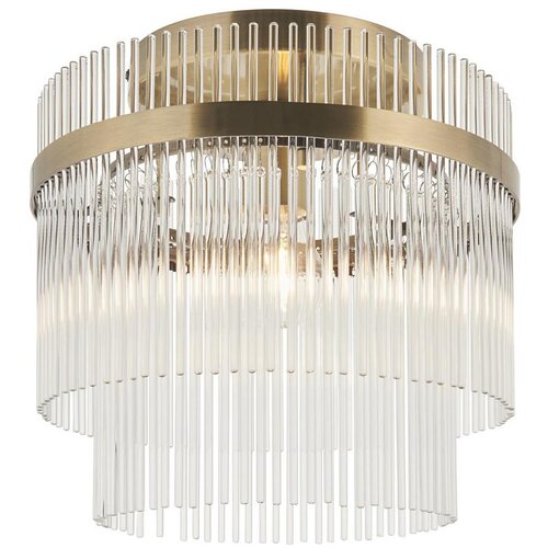 Endon 119492 - plafonski luster marietta 1xE27/10W/230V mesing/transparentno Cene