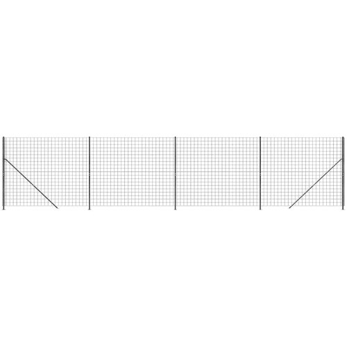  Ograda od žičane mreže s prirubnicom antracit 2x10 m Slike