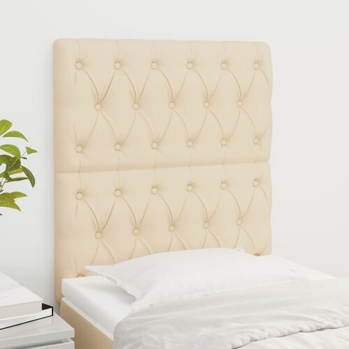 vidaXL Uzglavlja 2 kom krem 80x7x78/88 cm od tkanine Cijene
