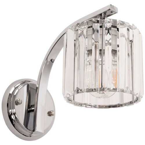 Toolight Kristalna zidna svjetiljka metalna krom APP509-1W Slike