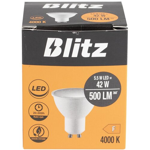 Blitz led žarulja GU10 5.5 w 500 lm 4000 k Cene