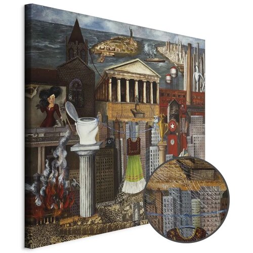  Slika - Frida Kahlo &ndash; My Dress Hangs There 80x80 Premium Print Cijene