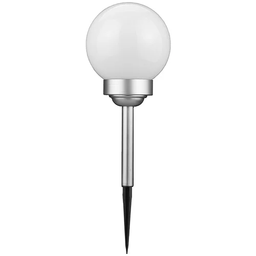 BAUHAUS solarna kuglasta svjetiljka (štap za zabijanje u zemlju, promjer: 30 cm, visina: 730 mm, 8 h)
