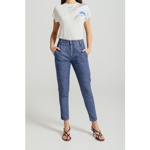 Legendww regular fit farmerke sa suzenim nogavicama i srednjim strukom -model 273 Cene
