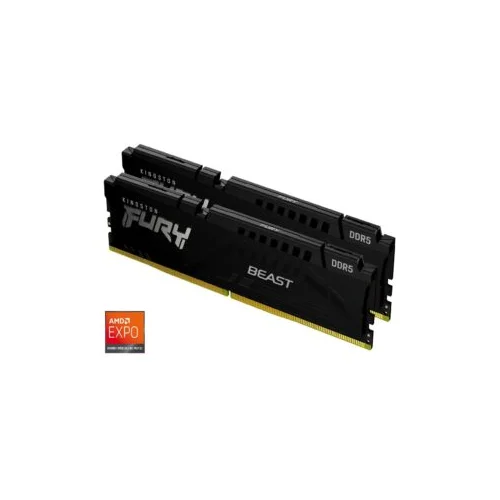 Ram memorija Kingston 64GB 5600MHz DDR5 Fury Beast (2x32GB) CL40, EXPO & XMP