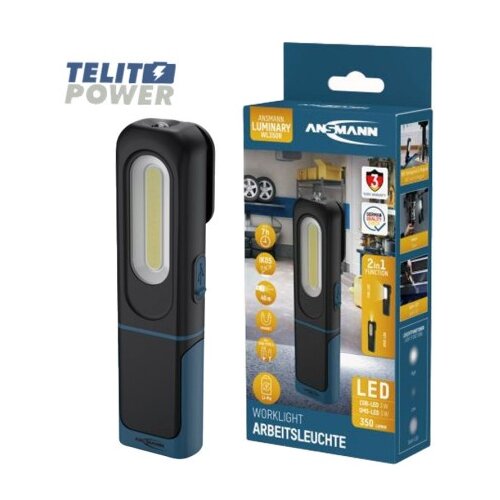 Ansmann WL350R punjiva radna lampa &amp;ndash; COB/SMD LED, 350 lm, USB-C ( 4914 ) Slike