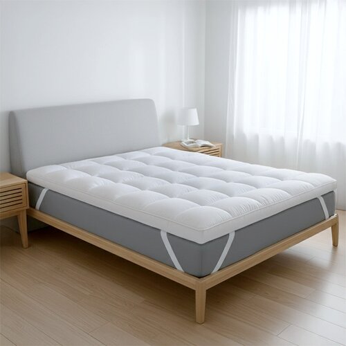 The White Stone Topper 90x200 cm s polnilom iz vate 1000 g/m², (5000162291) Cene