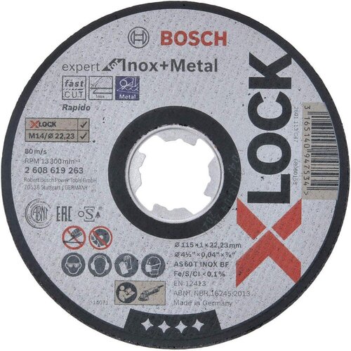 Bosch X-LOCK Expert for Inox+Metal 115x1x22,23 za ravno sečenje - 2608619263 Cene
