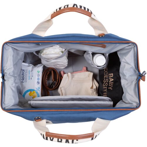 Childhome Mommy Bag Canvas Indigo torba za previjanje 55 x 30 x 40 cm 1 kom Slike