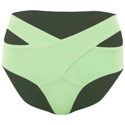 Trendyol Summer Green Cut Out Detailed High Waist Bikini Bottom