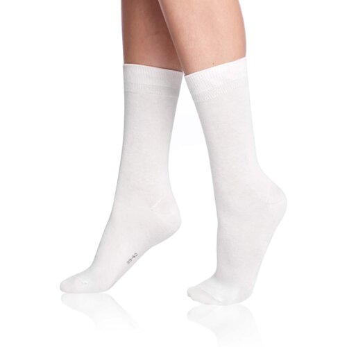 Bellinda unisex classic socks - unisex socks - white Slike