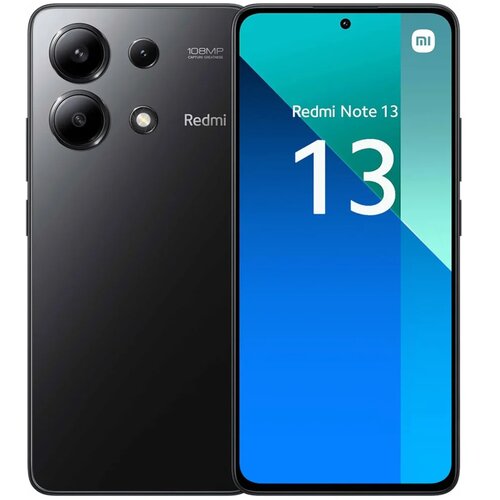 Xiaomi refabrikovani mobilni telefon redmi note 13 4G, 6.67&amp;quot;, 8 mp, 16 mp, 8/256GB, grade-c, midnight black Slike