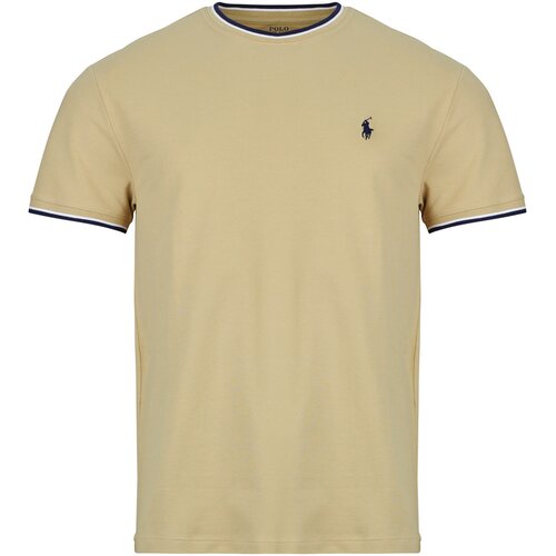 Polo Ralph Lauren T-SHIRT COTON PIQUE STRETCH Bež Slike
