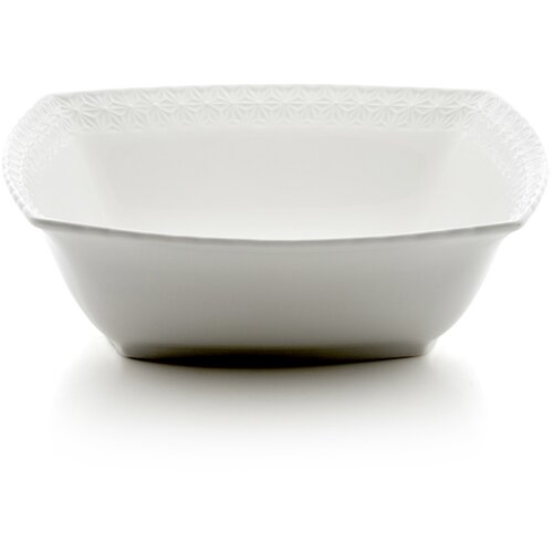 Evviva Skleda Margherita 23x23cm / bela / porcelan, (5000199178) Slike