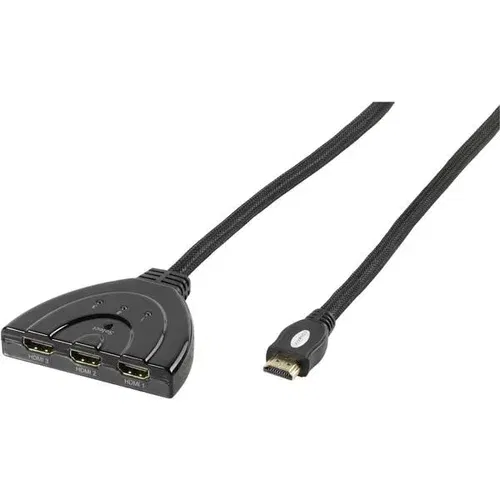 Vivanco Auto HDMI 3 u 1 prekidac 0,8m za
