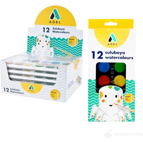  ADEL Vodene boje - 12 boja Cene