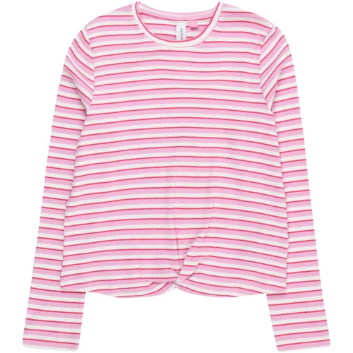 Vero Moda Girl Majica 'VIOFRANCIS' fuksija / roza / bijela
