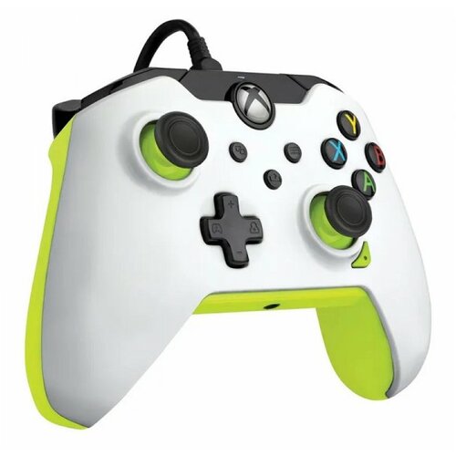 Pdp xbox/pc wired controller white electric yellow ( 046363 ) Slike