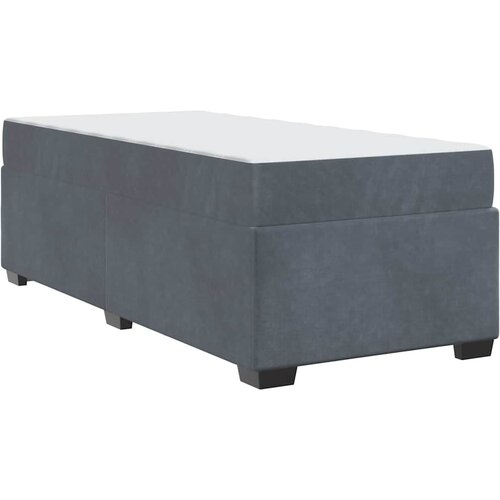  Krevetna konstrukcija Tamno siva 100 x 200 cm tkanina Slike