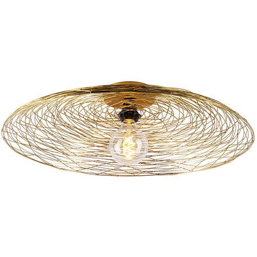 QAZQA Orientalska stropna svetilka zlata 60 cm - Glan Slike