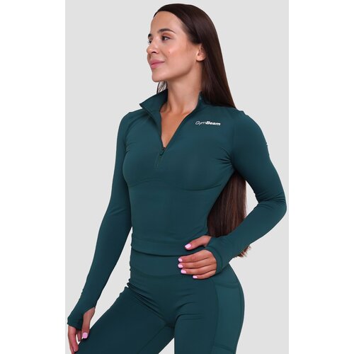 GymBeam ženska sportska majica Ignite Dark Green 92263 Slike