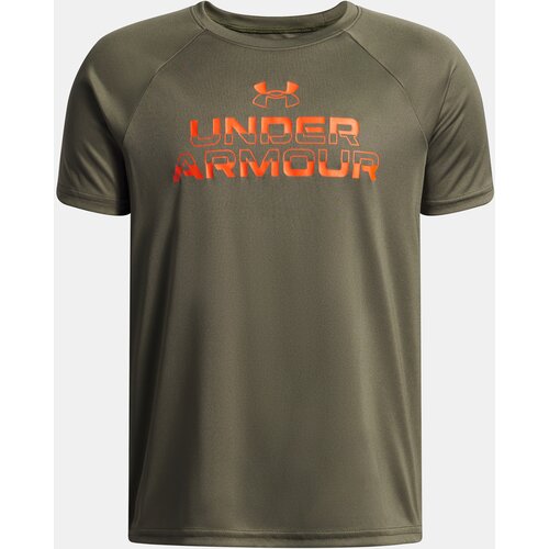 Under Armour UA Tech Split Wordmark SS-GRN T-Shirt for Boys - Boys Cene