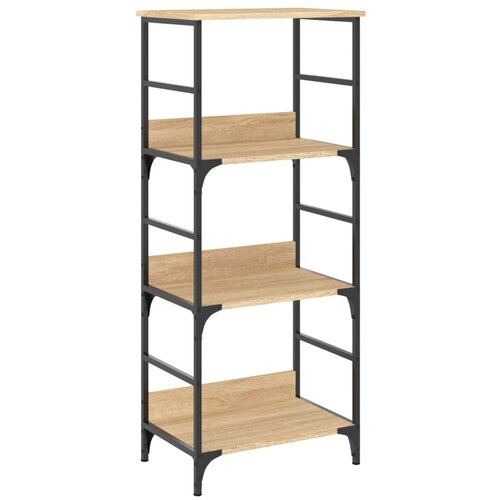 Maison Chic Knjižna omara - Knjižna polica - Knjižni regal sonoma hrast 50x33x117,5 cm inženirski les, (21723276) Slike