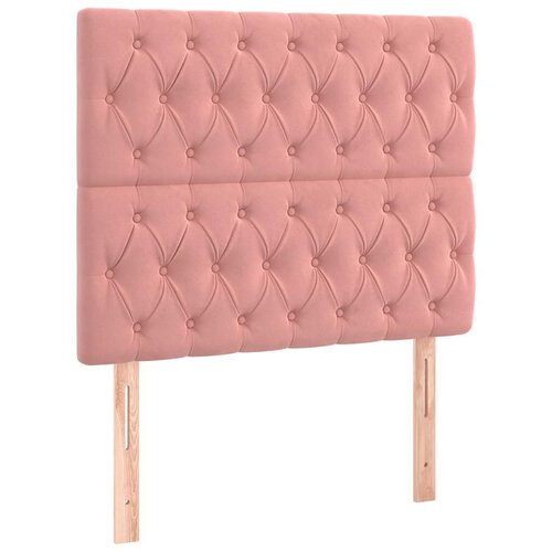 Box spring krevet s madracem ružičasti 90x190 cm bar&amp;scaron;unasti Slike