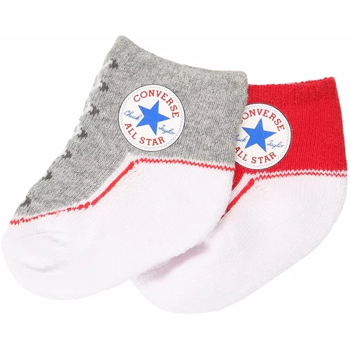 Converse Čarape 'CHUCK' siva / crvena / bijela