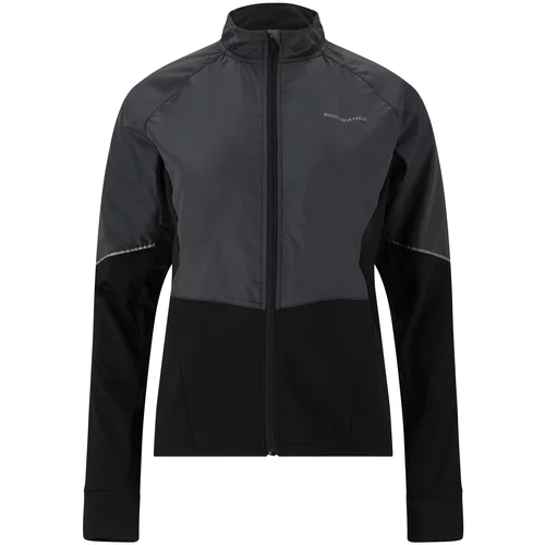 Endurance Športna jakna 'Jigsaw' siva / črna