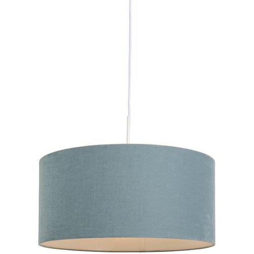 QAZQA Viseča svetilka bela z modrim odtenkom 50 cm - Combi 1 Cene