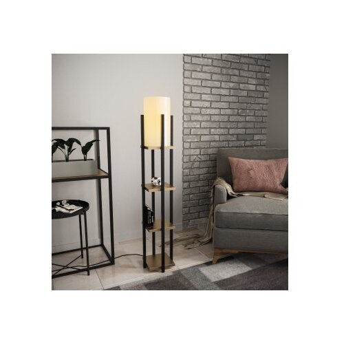 Opviq Polica Lampa 8115 Podna lampa, Smeđe-bijela Cene