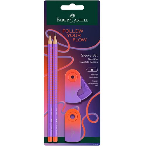 Faber-Castell Set Grip Sleeve Punchy Melon (4-delni) Slike