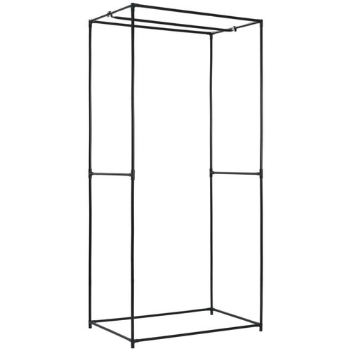 VidaXL garderobna omara 75x50x160 cm siva Slike
