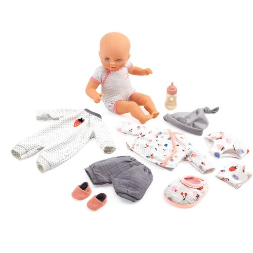 Djeco Baby Pomea – kovček s punčko Vanille in dodatki Cene