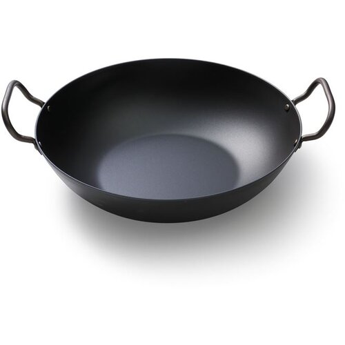 SKOTTSBERG WOK Z ROČAJEMA, OGLJIKOVO JEKLO, 34 CM, (22153199) Slike