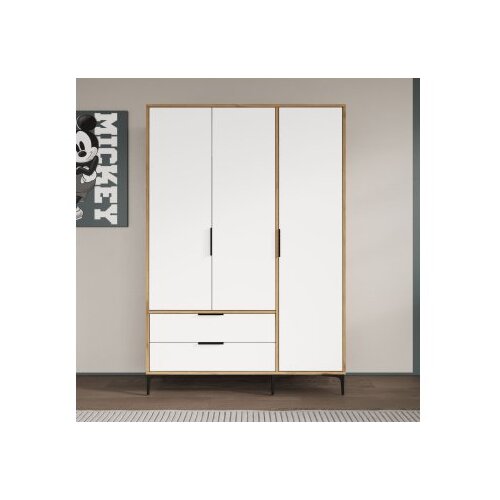 Hanah home garderober aden drawers 120 oak white Cene
