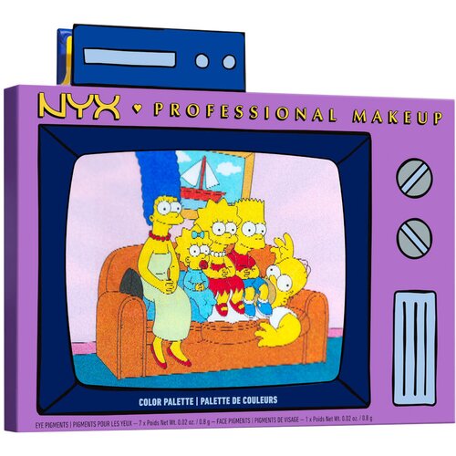 NYX Professional Makeup The Simpsons paleta sjenila za oči 1 kom Cijene