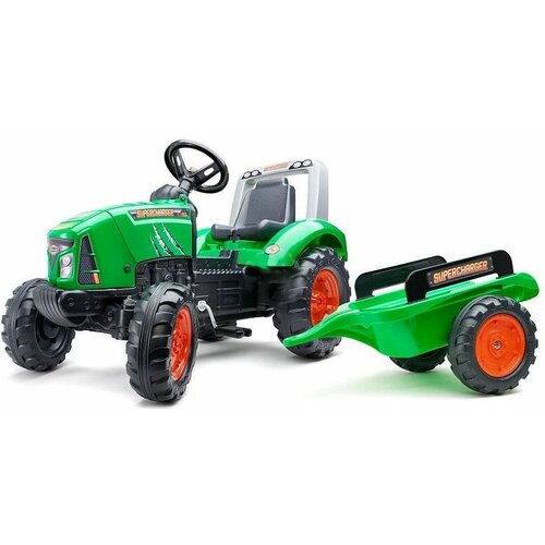 Falk supercharger traktor za decu sa prikolicom Cene