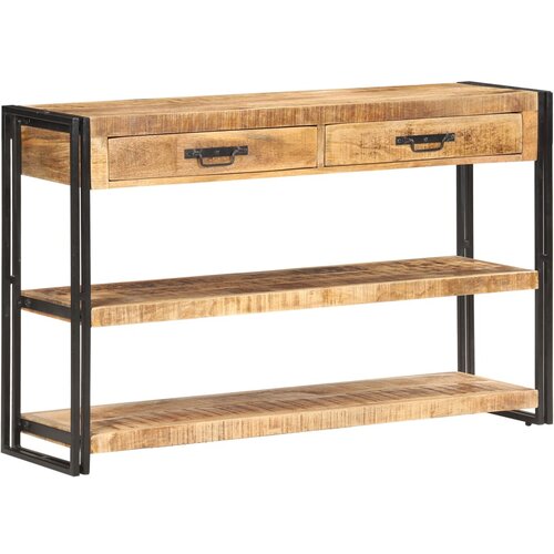 VidaXL Komoda 120x30x75 cm trden robusten mangov les Slike