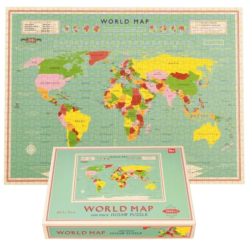 Rex London Puzzle (broj komada 1000 kom) World Map –