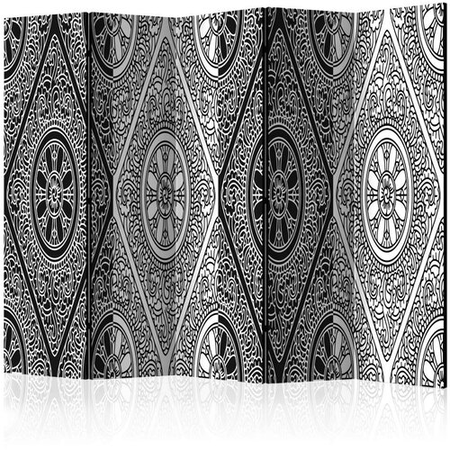  Paravan u 5 dijelova - Ethnic Monochrome II [Room Dividers] 225x172 Cijene