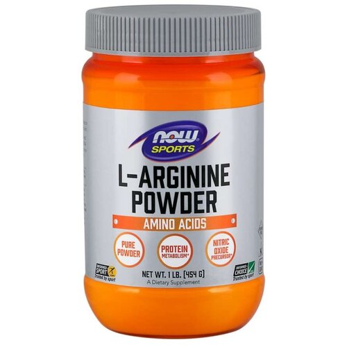 Now Foods L-arginin v prahu NOW (454 g) Slike
