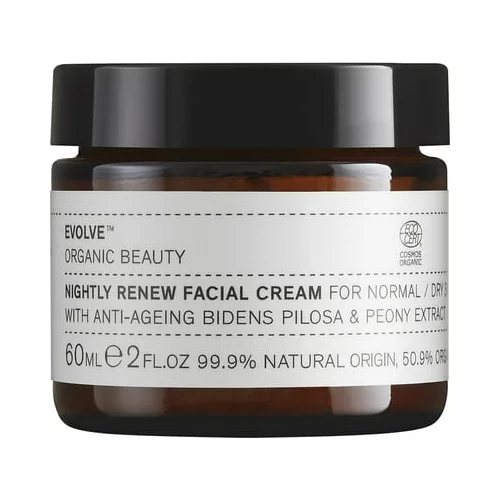 Evolve Organic Beauty nightly renew facial cream - 60 ml