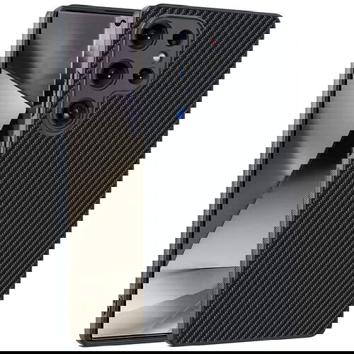 CARBON FIBER Texture maska za Samsung Galaxy S25 Ultra - Black Cijene