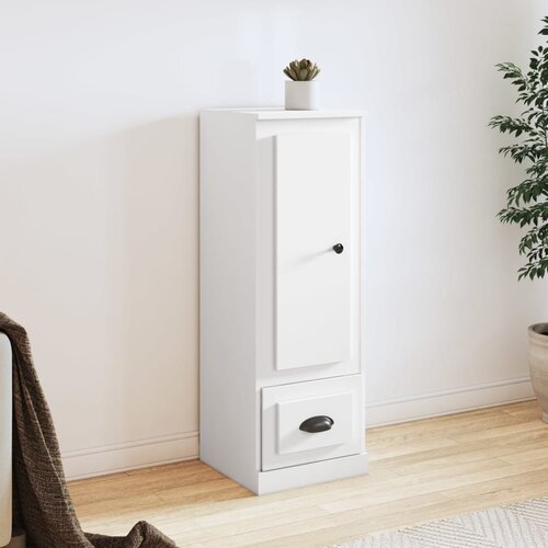 The Living Store Visoka omara bela 36x35,5x103,5 cm inženirski les - Visoka Omarica, (21430894) Slike