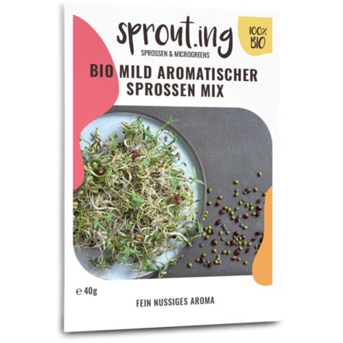 Sprout.ing Ekološka mešanica kalčkov z blagim okusom - 40 g Cene
