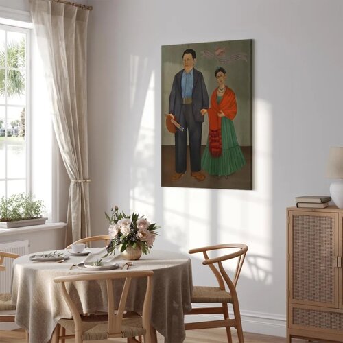  Slika - Frida Kahlo – Frida and Diego Rivera 80x120 Akustična Cene