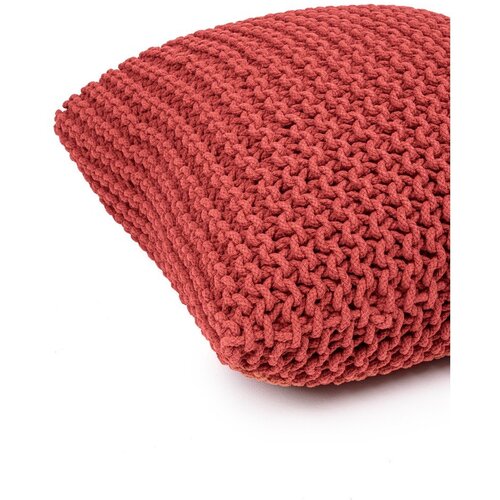 Bonami Essentials Crveni pleten tabure Knit &amp;ndash; Slike
